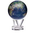 6" Mova Globe - Satellite View w/Gold Lettering